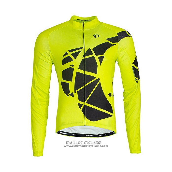 2021 Maillot Cyclisme Pearl Izumi Jaune Manches Longues et Cuissard